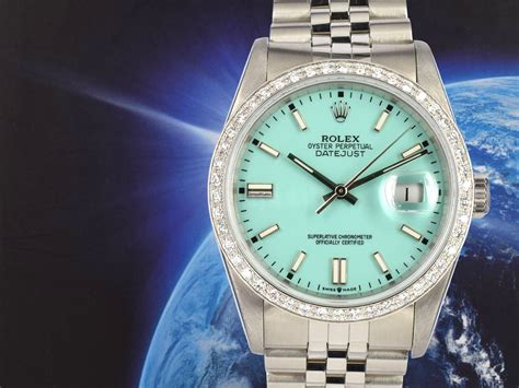 36mm tiffany blue rolex|Rolex tiffany blue face.